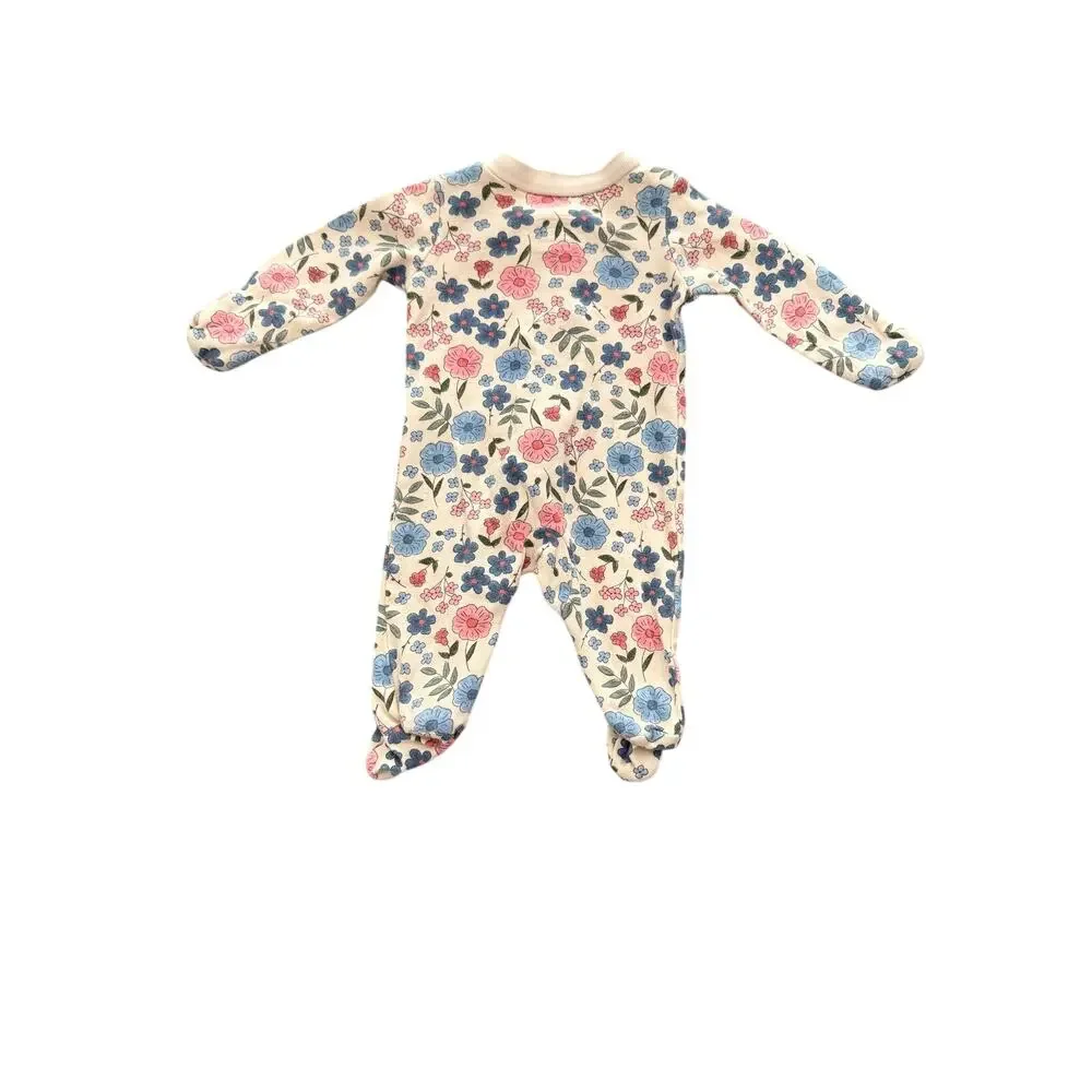 Carter's Floral Cotton Long-Sleeve Snug Fit Sleep & Play Pajama